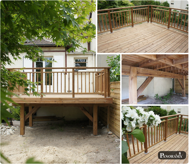 Petit balcon : une terrasse bois montée en moins de 3h